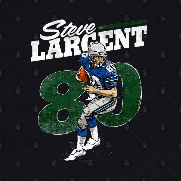 Steve Largent Seattle Retro by MASTER_SHAOLIN